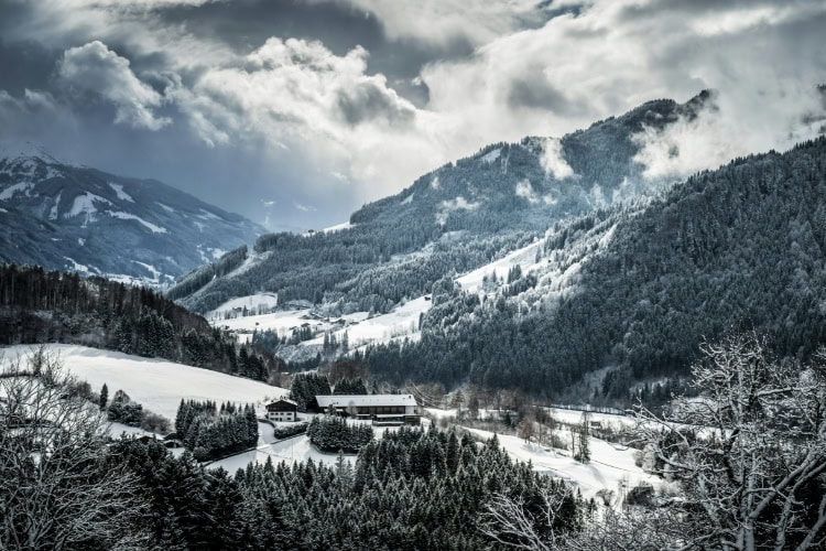 Kitzbühel im Schnee