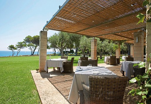 Hotelrestaurant draußen