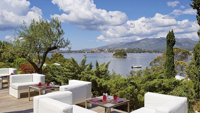 Ausblick von der Terrasse