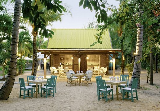 Hotelrestaurant am Strand