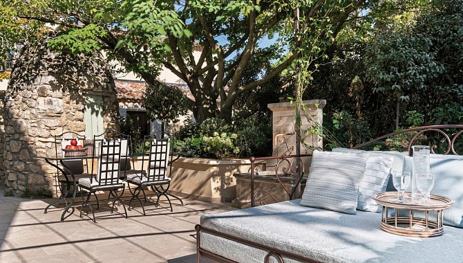 Terrassen-Ausschnitt