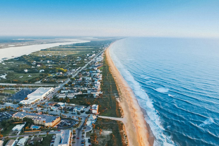 St. Augustine Luftaufnahme