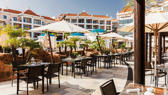 Hotelrestaurant draußen