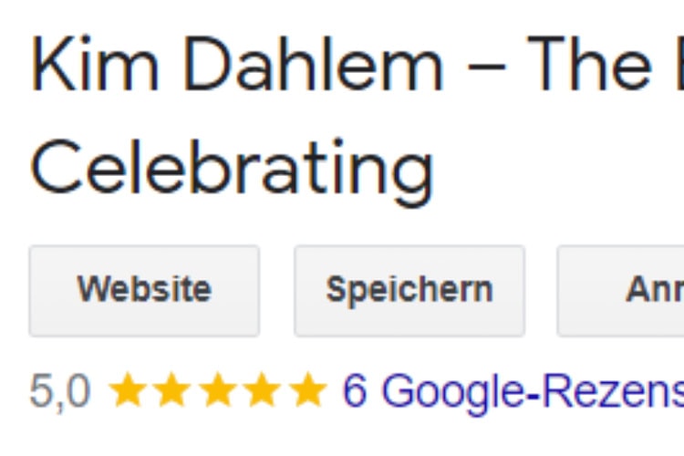 Google Bewertungen Kim Dahlem