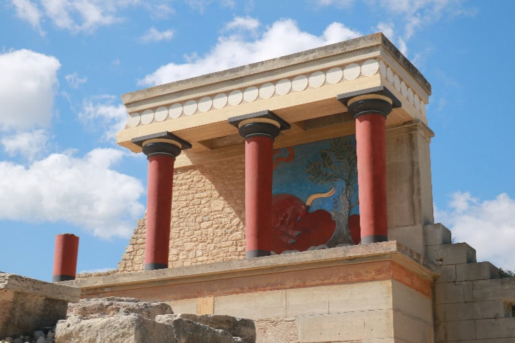 Ruinen des Palasts von Knossos