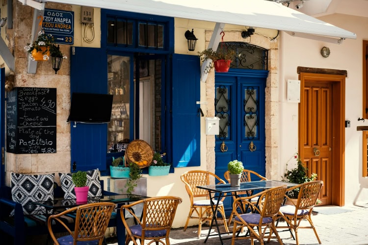 Ein Restaurant in Chania