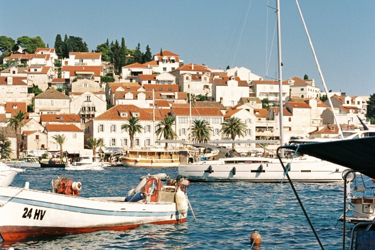 Boote in Hafen von Havr