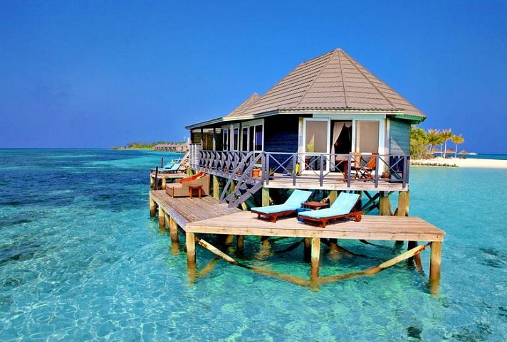 Zimmer Veranda auf dem Wasser