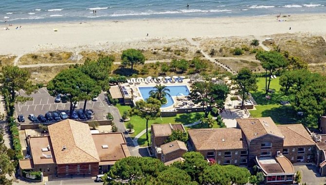 Luftaufnahme des Hotels