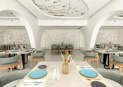 Das großzügige Hotelrestaurant.