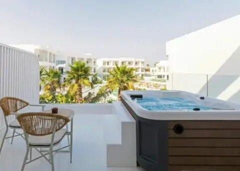 Persönlicher Whirlpool bereich.