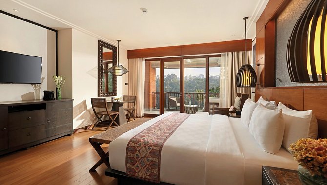 Schlafzimmer mit Terrasse